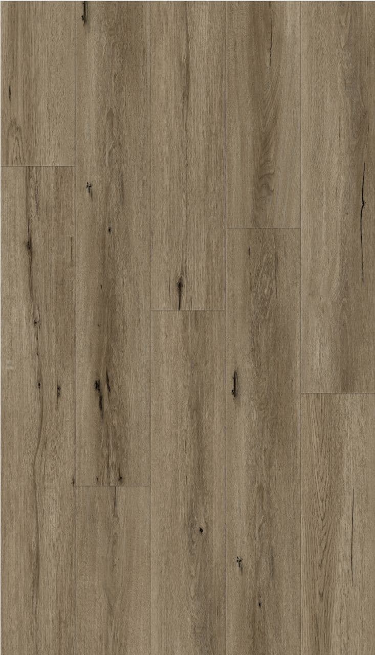 6.5mm Hybrid Flooring — Dark Rock