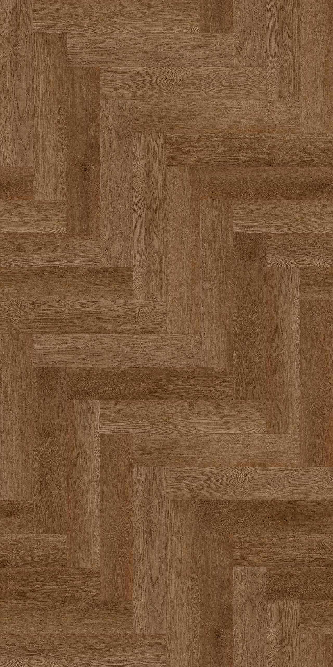 Gorkha: 9 MM Premium Herringbone Hybrid — Warm Oak