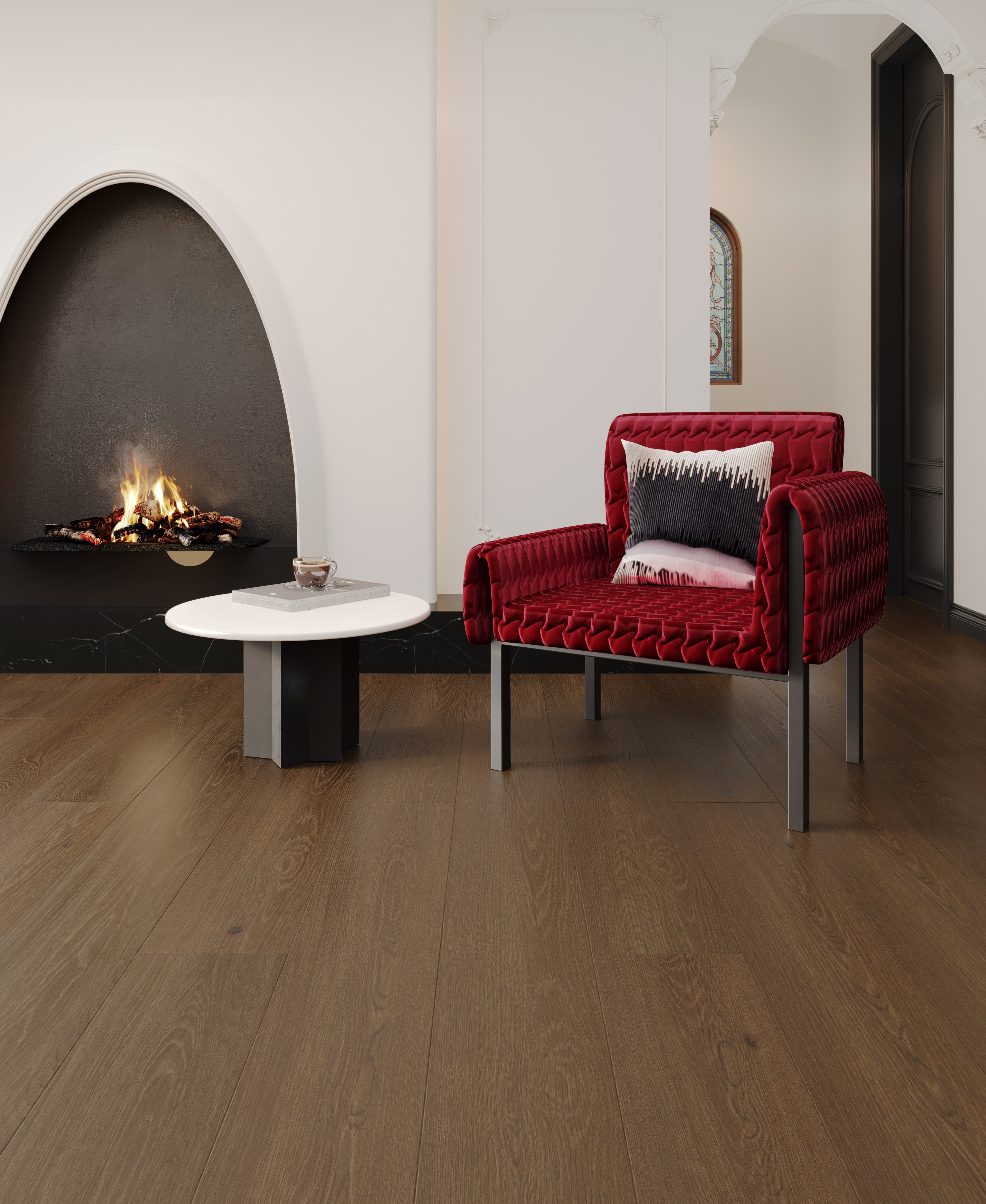 15/3 MM Gorkha Engineered Timber Flooring — Brown Oak
