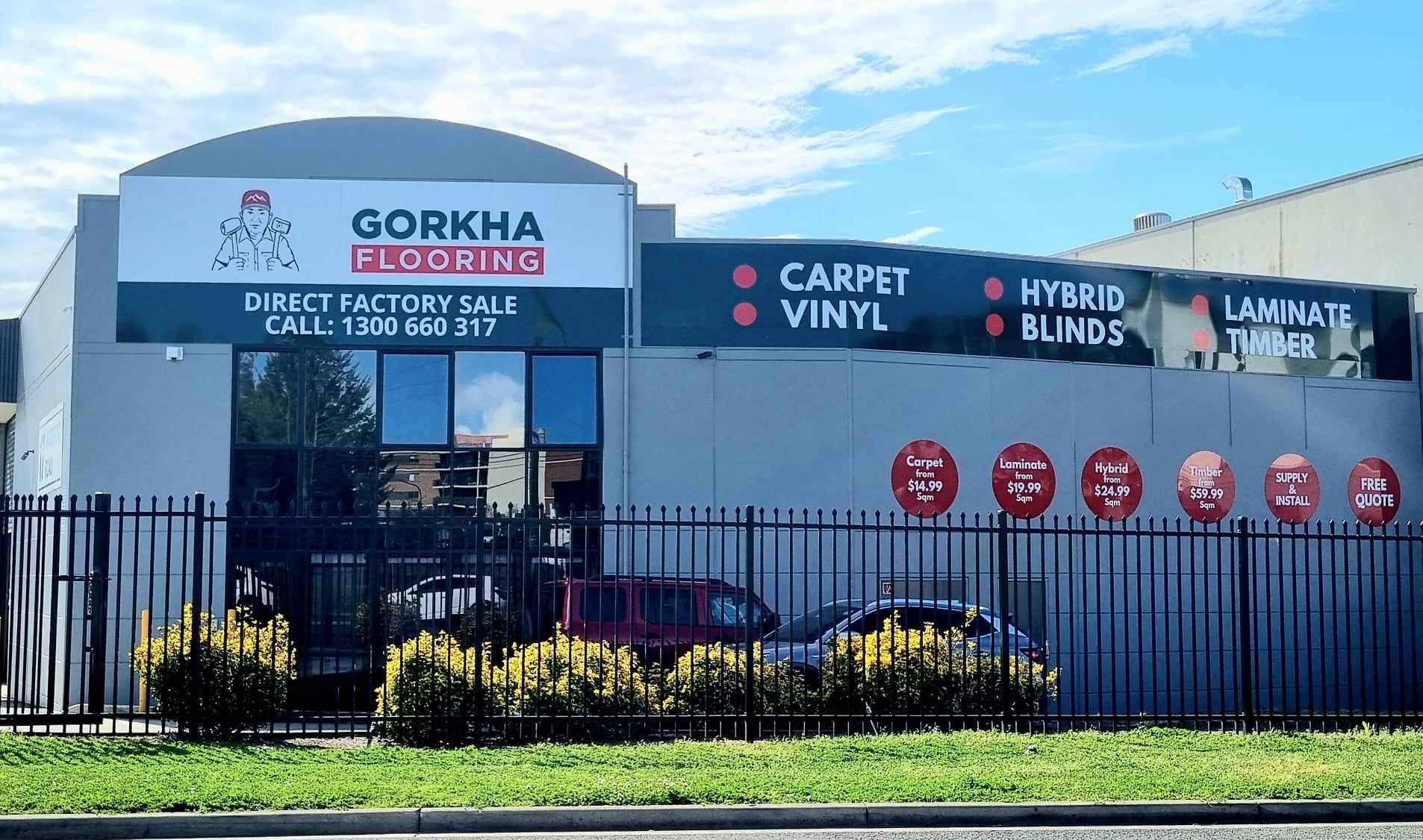 Gorkha Flooring showroom